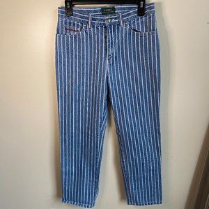 Vintage Ralph Lauren Pin Stripe Straight Leg Jeans